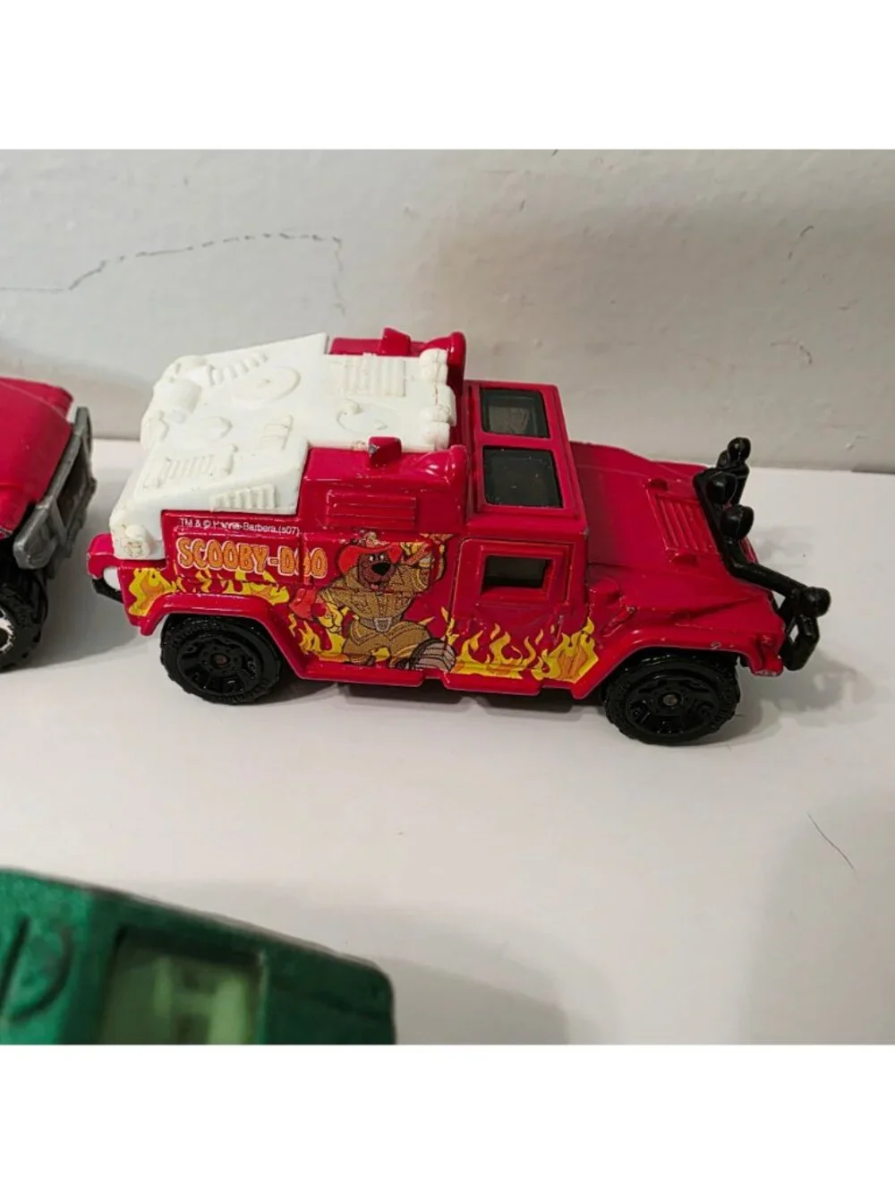 3 Vtg Matchbox Scooby-doo Die Cast Cars Hummer Armored Response 4x4 Trucks